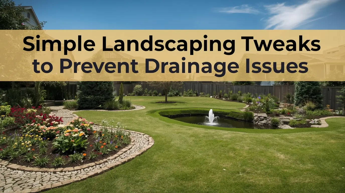 Simple Landscaping Tweaks to Prevent Drainage Issues