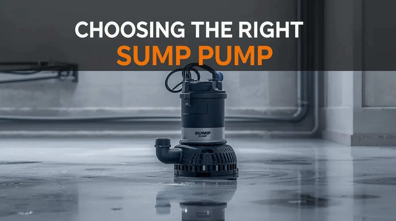 Expert Tips for Choosing the Right Sump Pump for Your Home