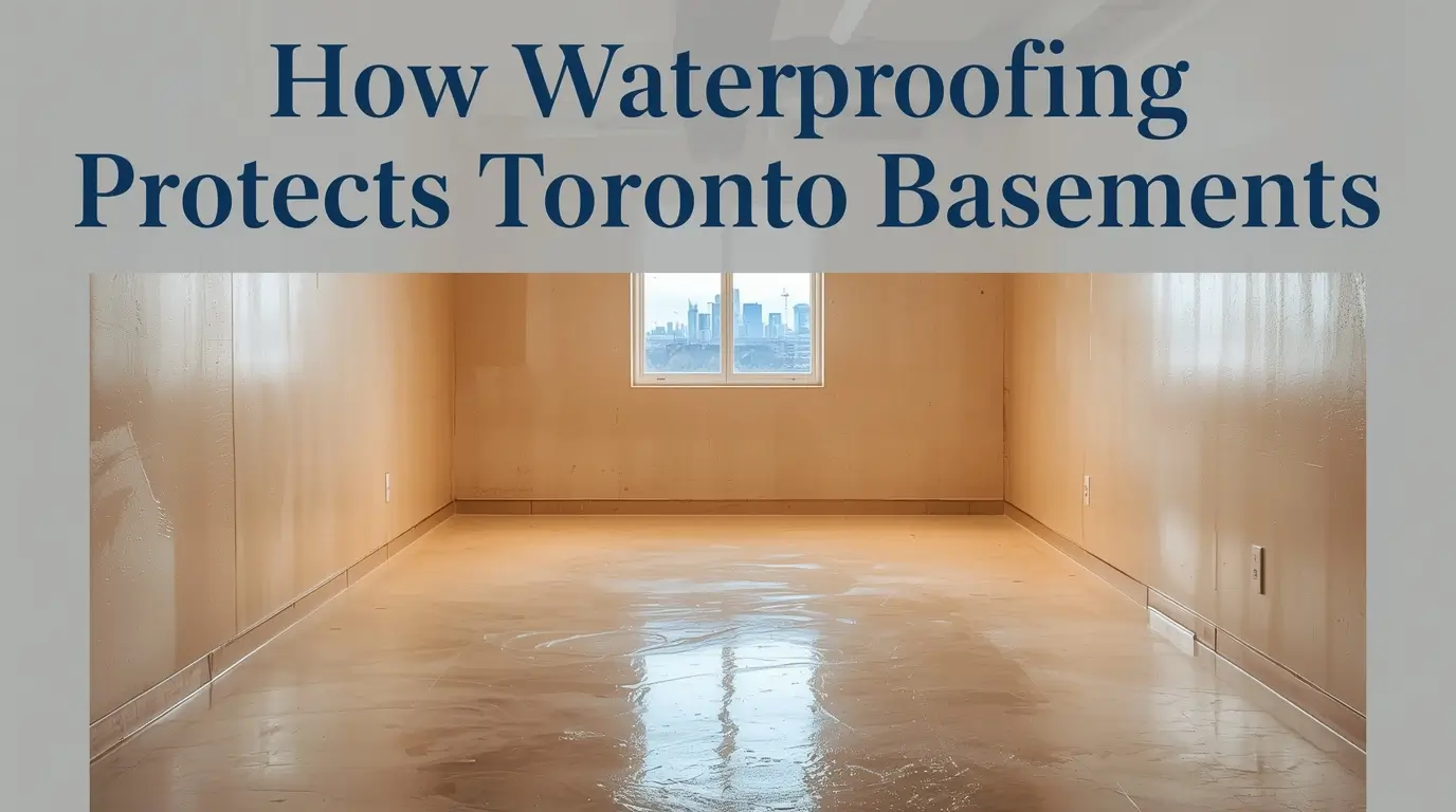 How Waterproofing Protects Toronto Basements Year-Round