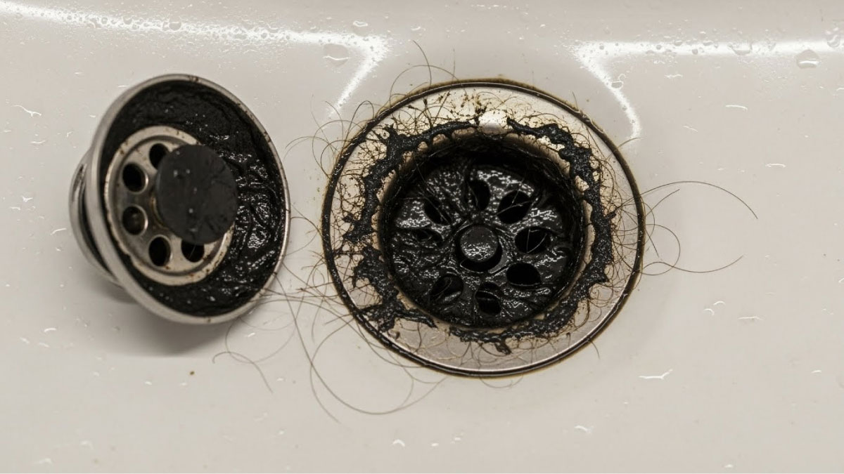 What Causes Black Material to Come Up From a Drain?