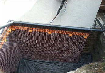 exterior waterproofing membrane in toronto home